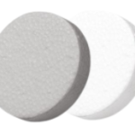 Polystyrene disc - a cap for polystyrene pins